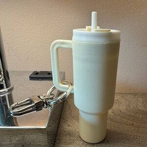 Mini Cream Tumbler Keychain/Bag Charm